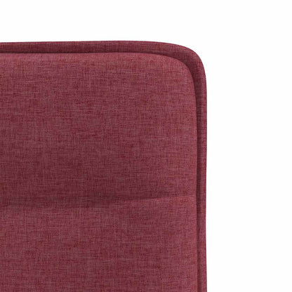 Sillas De Comedor 2 Unidades Tela Rojo Tinto