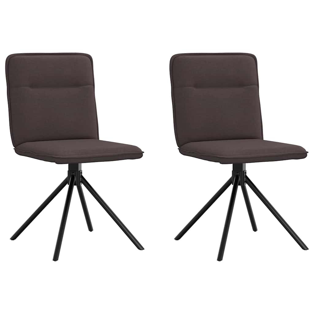 Sillas De Comedor 2 Unidades Tela Rojo Tinto