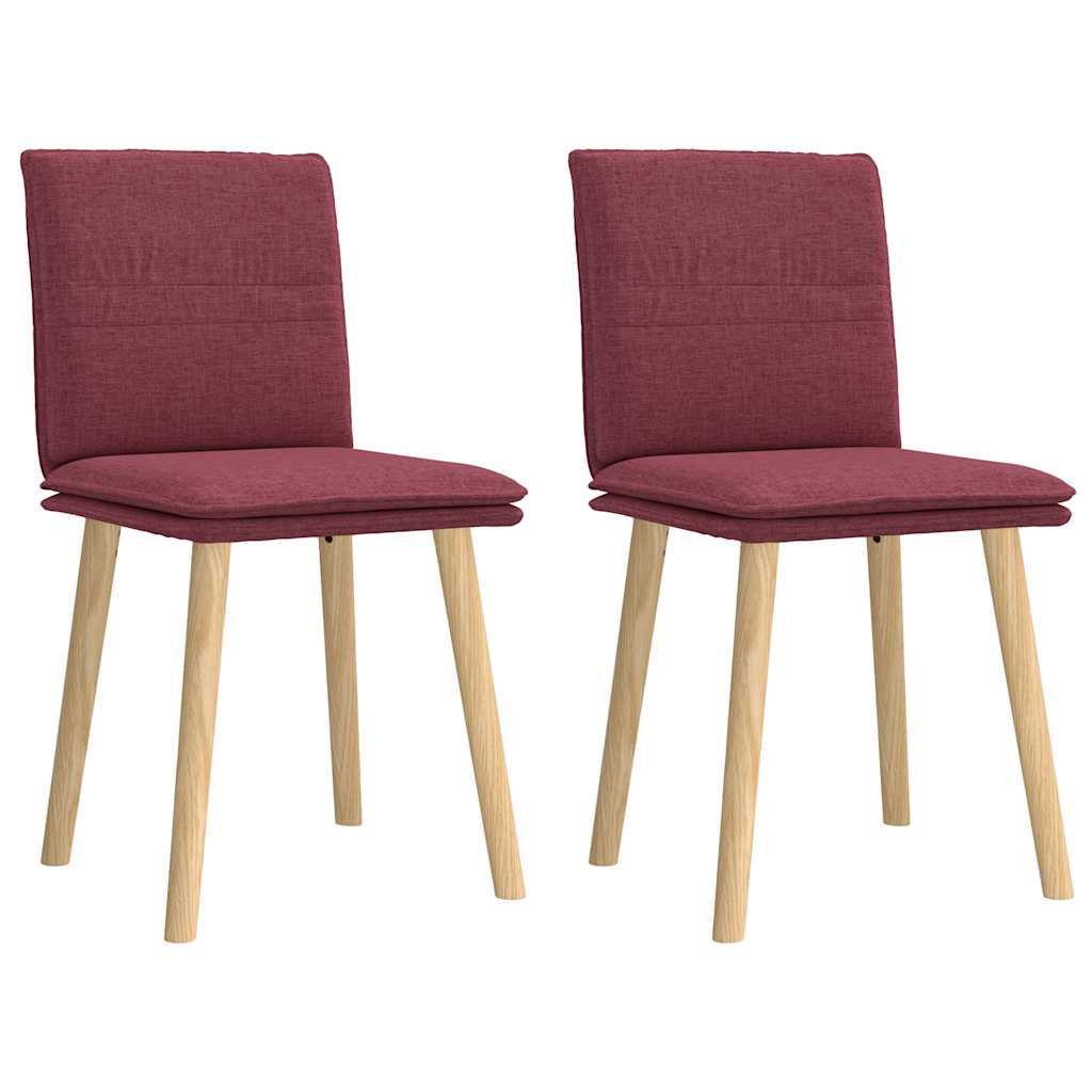 Sillas De Comedor 2 Unidades Tela