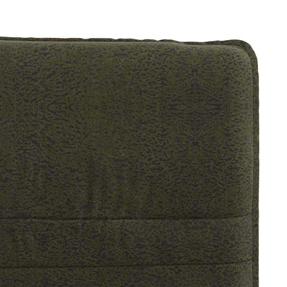 Silla De Comedor Cuero Gamuza Verde Militar