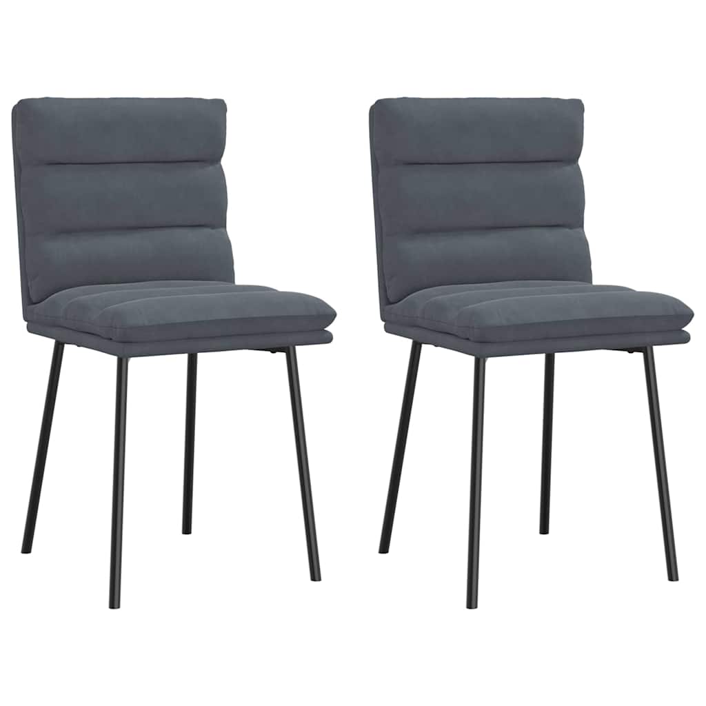 Sillas De Comedor 2 Unidades Terciopelo