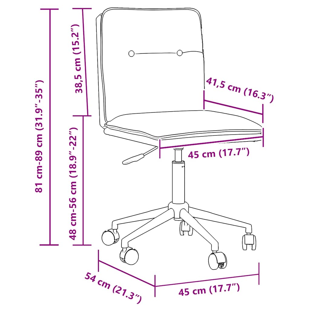 Silla De Comedor De Cuero Sintético Negra