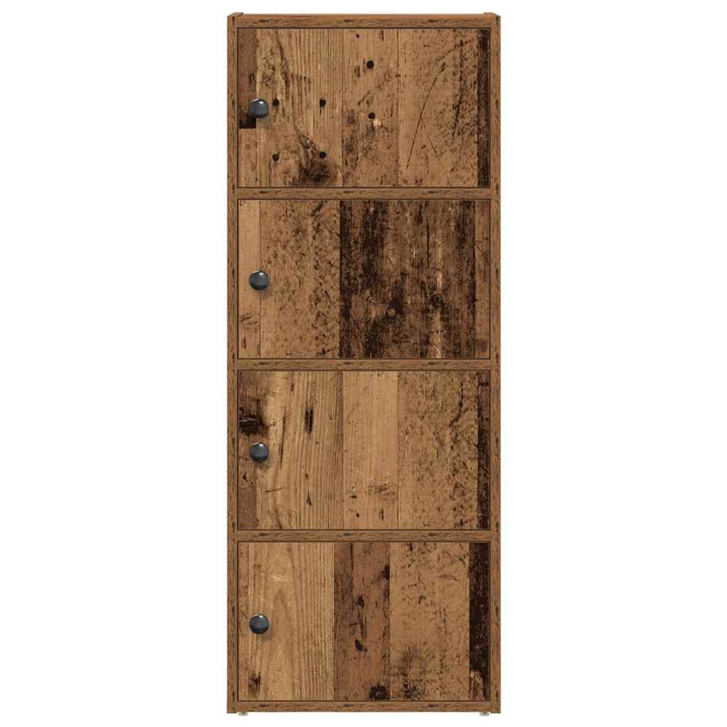 Estantería Madera De Ingeniería Color Envejecido 40X24X