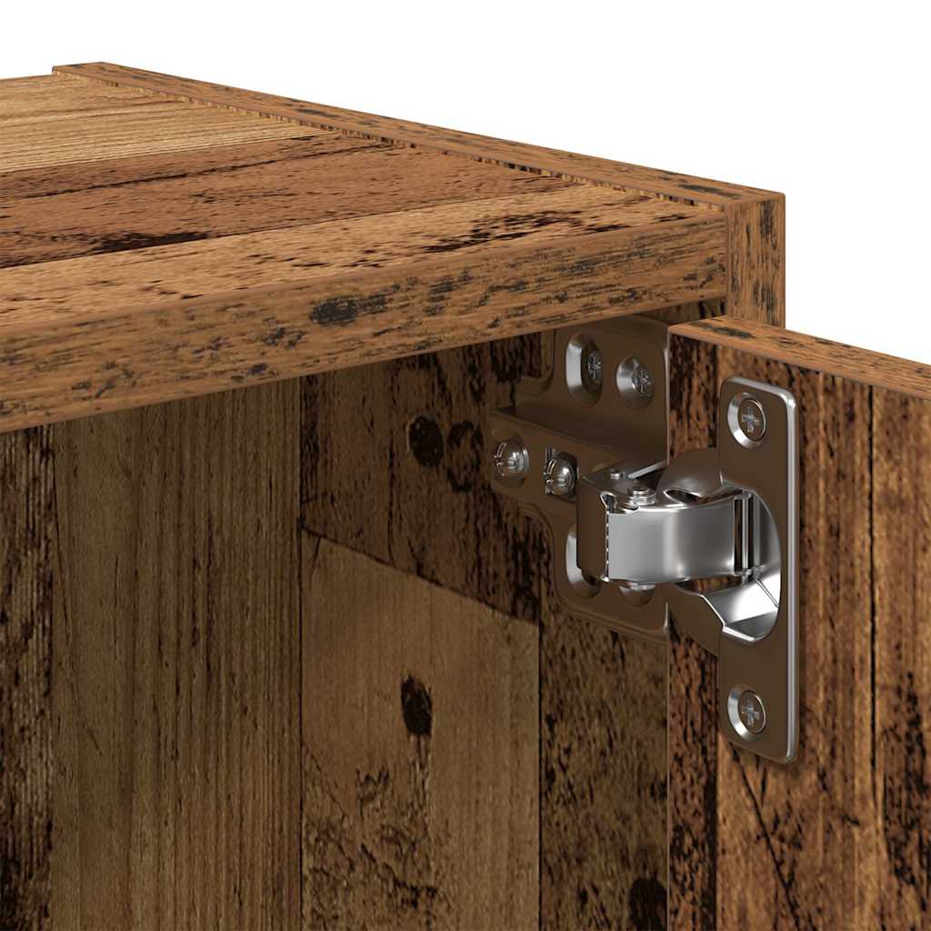 Estantería Madera De Ingeniería Color Envejecido 40X24X