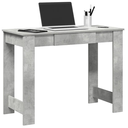 Escritorio De Madera De Ingeniería Envejecida 100X45X75 Cm