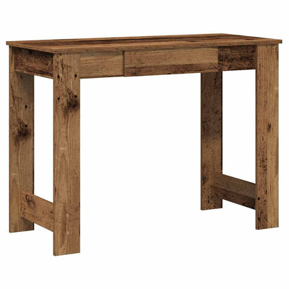 Escritorio De Madera De Ingeniería Envejecida 100X45X75 Cm
