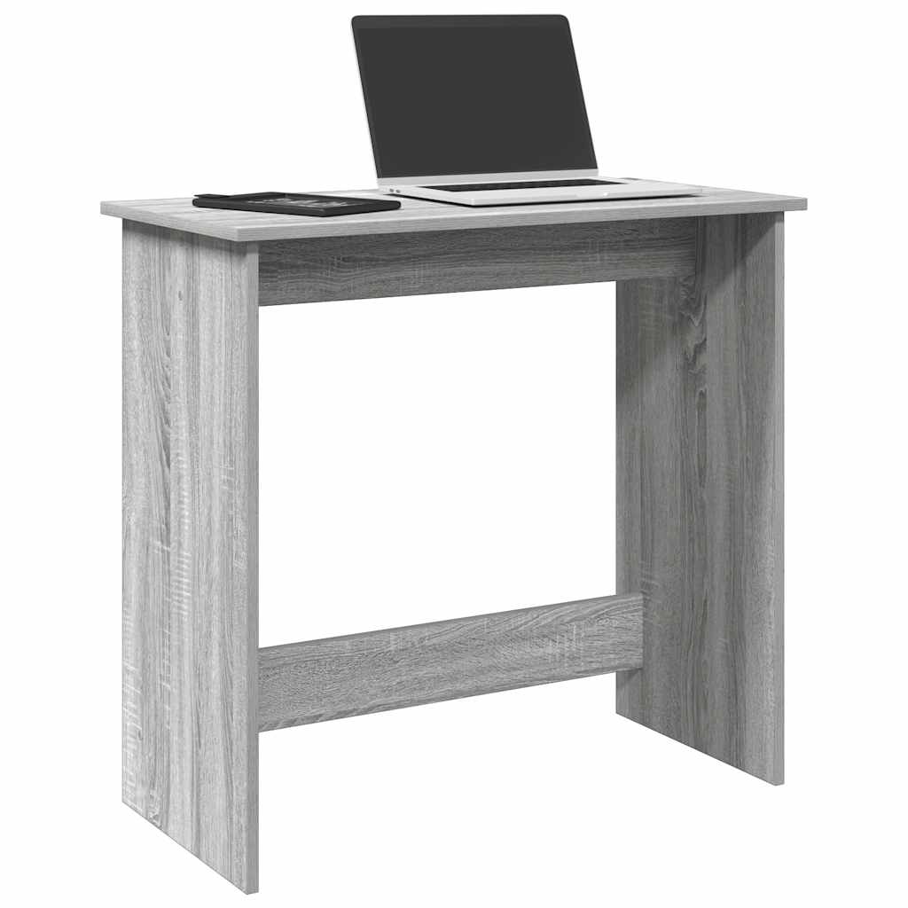 Escritorio De Madera De Ingeniería Roble Artesano 80X40X75 Cm