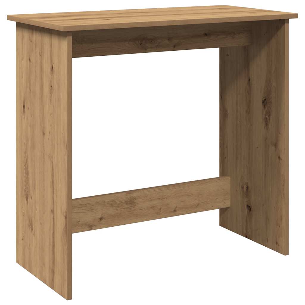 Escritorio De Madera De Ingeniería Roble Artesano 80X40X75 Cm