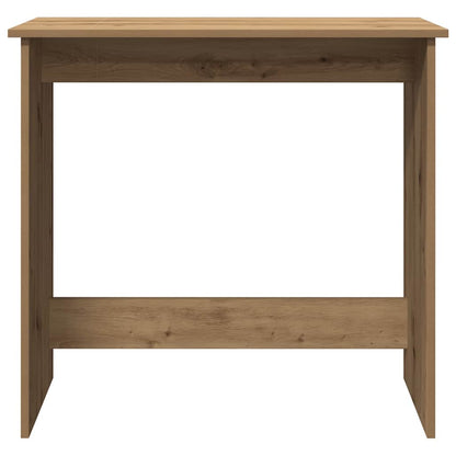 Escritorio De Madera De Ingeniería Roble Artesano 80X40X75 Cm