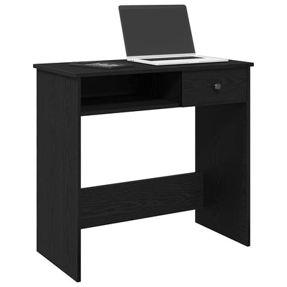 Escritorio De Madera De Ingeniería Roble Artesano 80X40X75 Cm