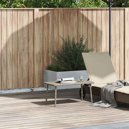 Mesa Centro Jardín Rectangular 80X40X37Cm