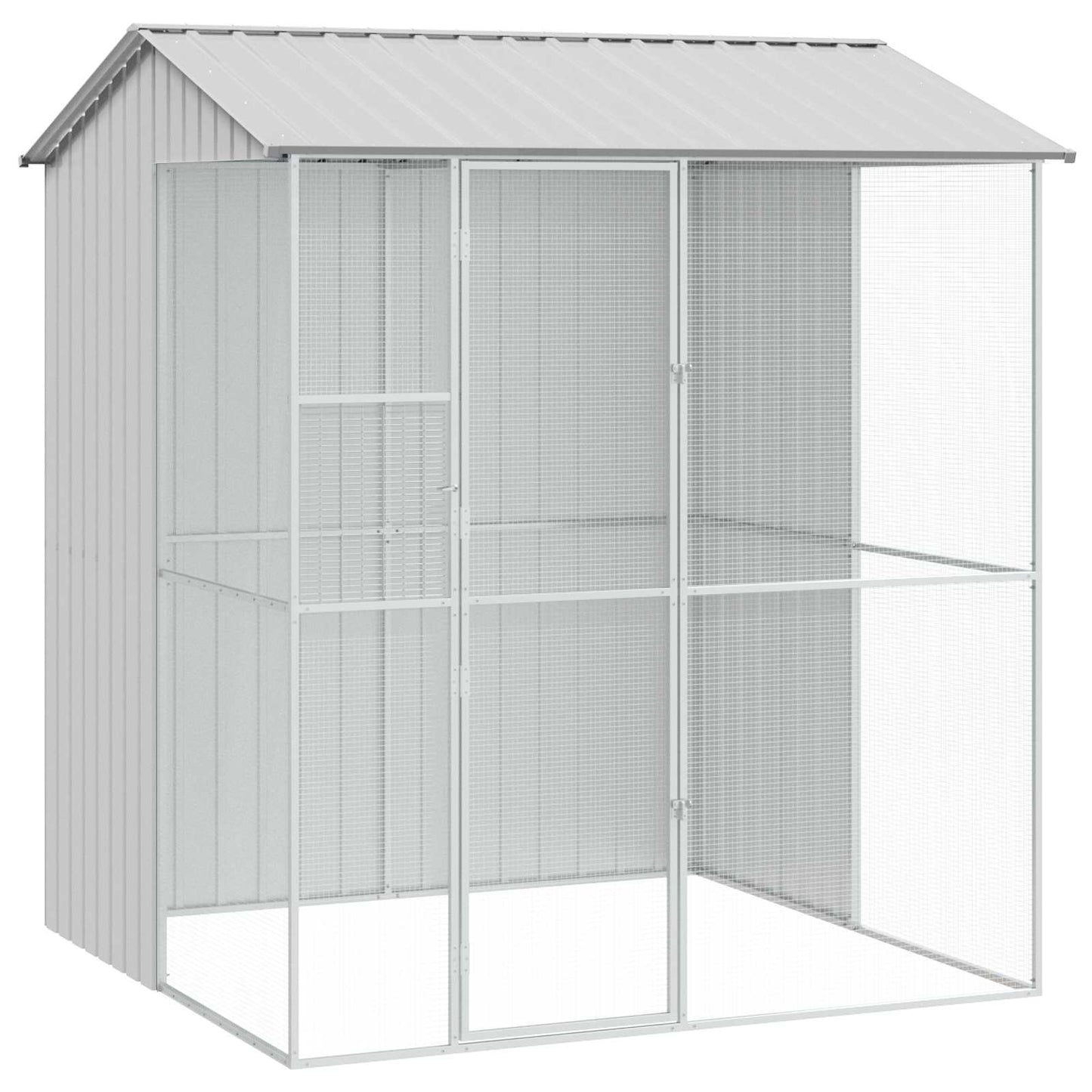 Jaula Para Aves 215 X 210 X 247 Cm Acero Galvanizado