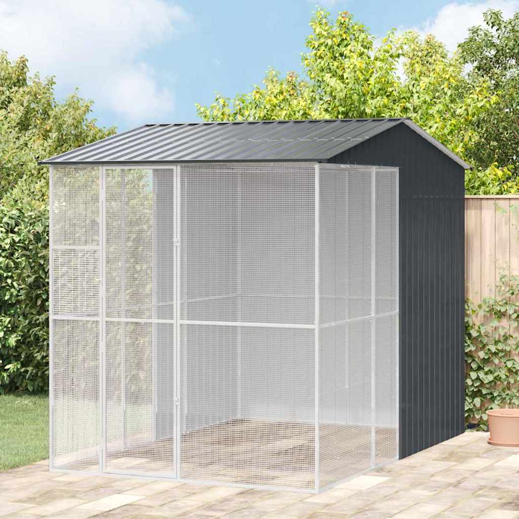 Jaula Para Aves 215 X 210 X 247 Cm Acero Galvanizado