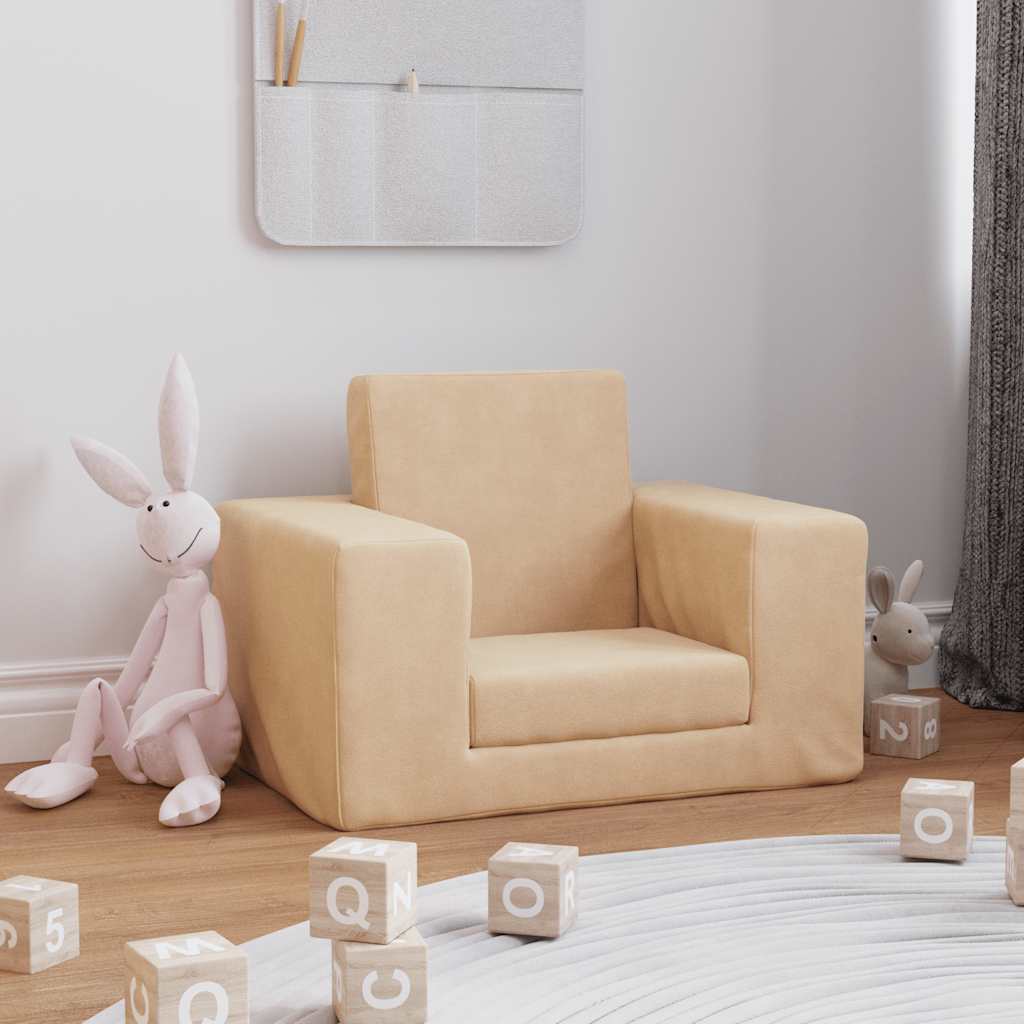 Cama Infantil Felpa Suave Color