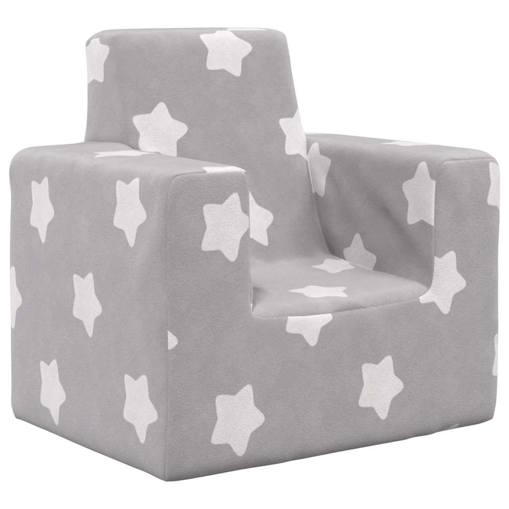 Cama Infantil Felpa Suave Gris