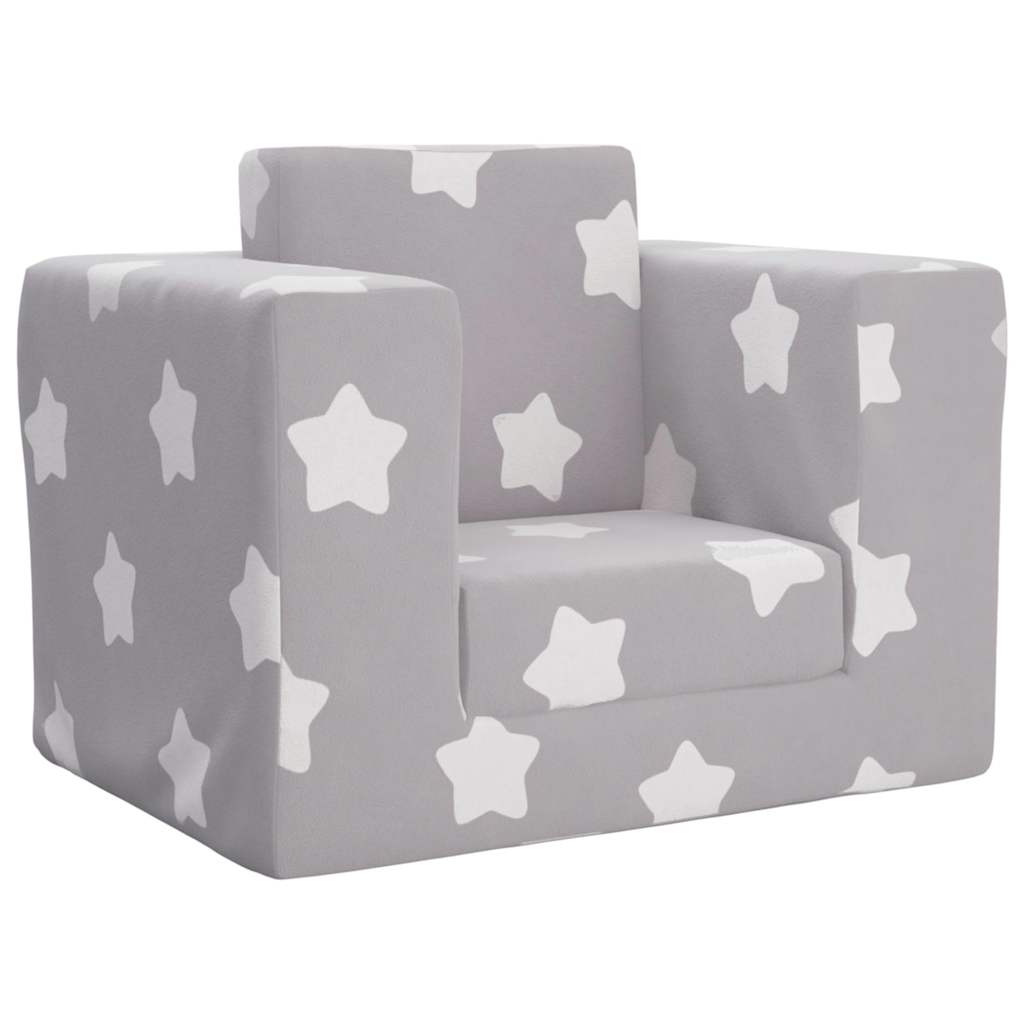Cama Infantil Felpa Suave Gris