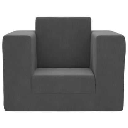 Cama Infantil Felpa Suave Gris