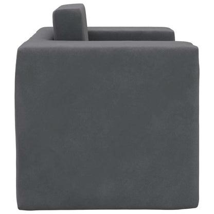 Cama Infantil Felpa Suave Gris