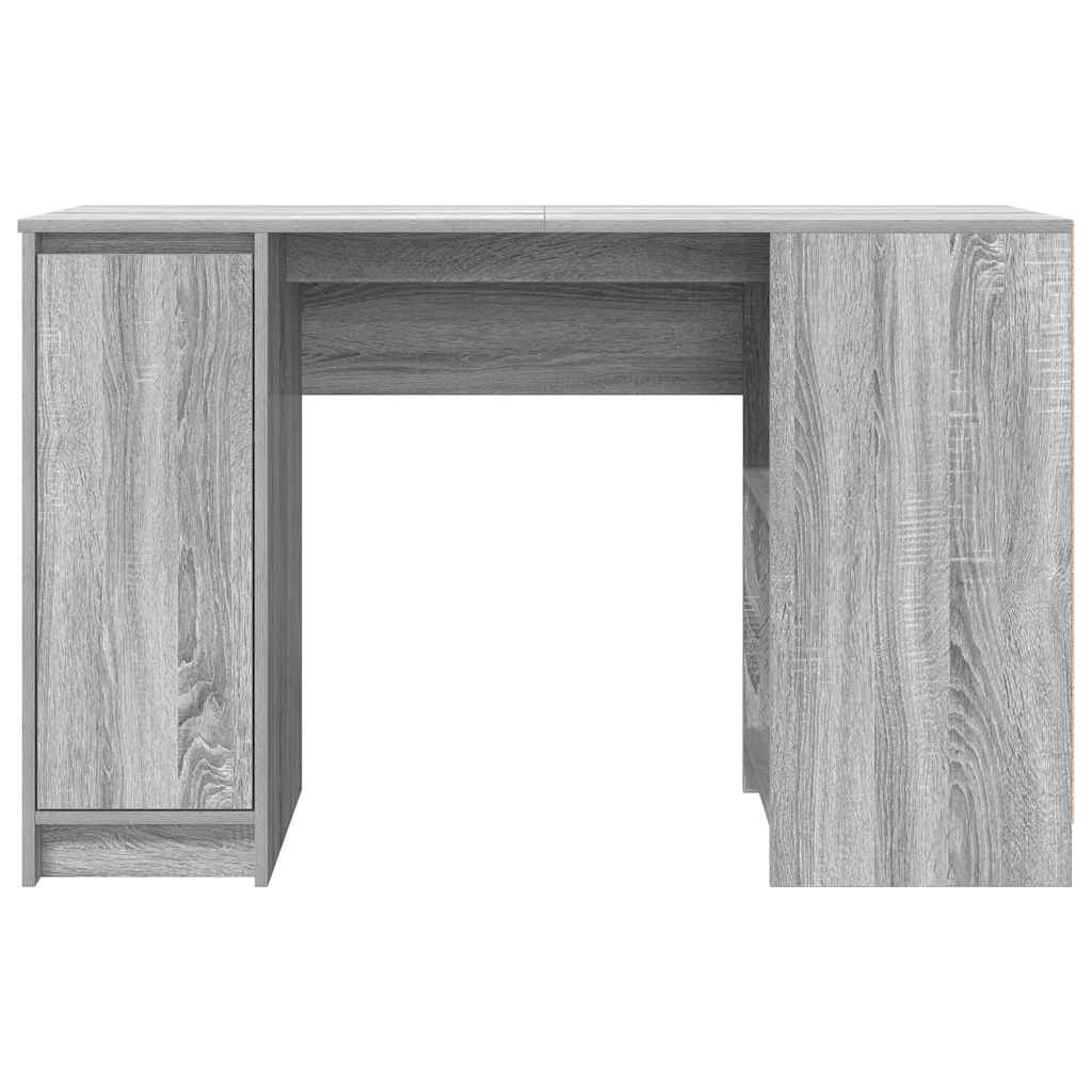 Escritorio Sonoma Gris 120X42X76 Cm Madera De Ingeniería