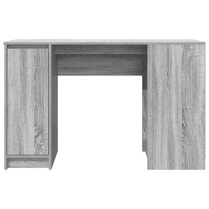 Escritorio Sonoma Gris 120X42X76 Cm Madera De Ingeniería