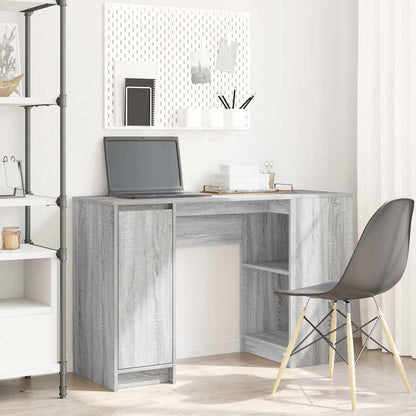 Escritorio Sonoma Gris 120X42X76 Cm Madera De Ingeniería