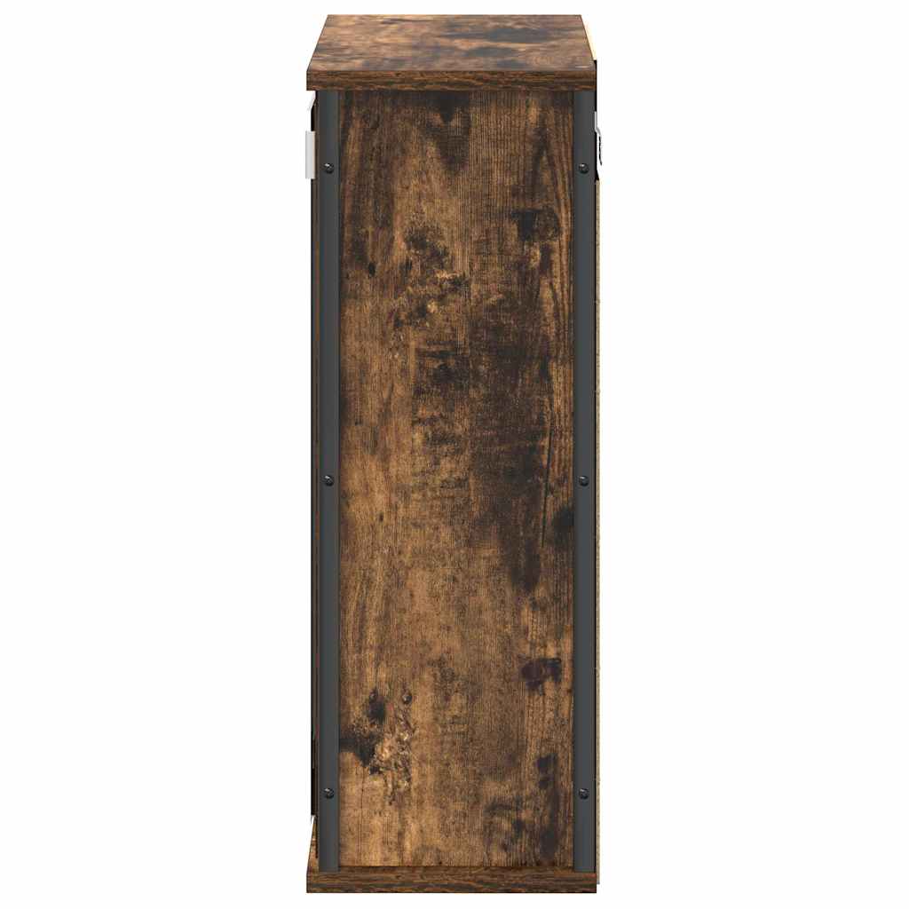 Mueble De Baño De Pared Con Espejo 50X21X60 Cm