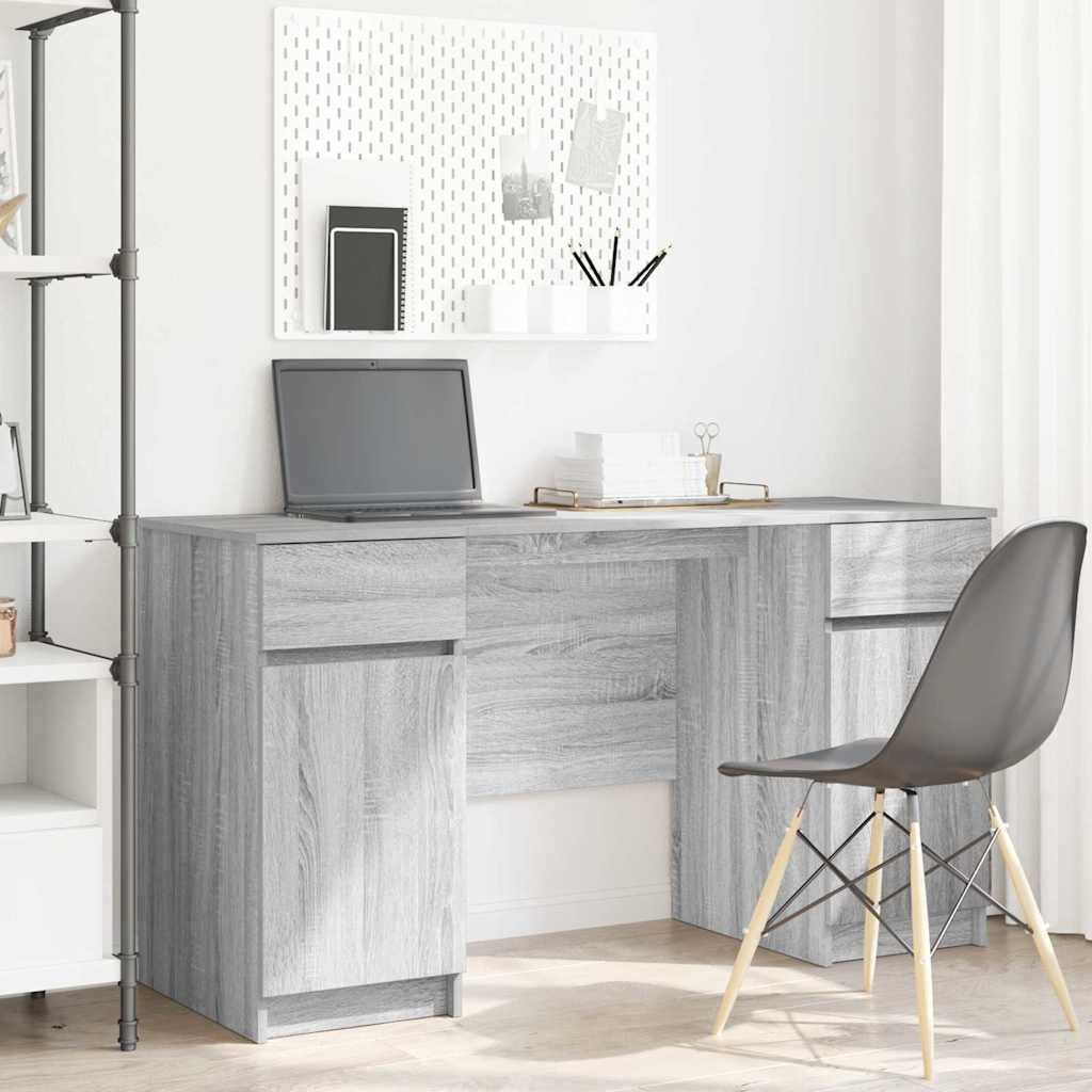Escritorio Madera De Ingeniería 140 X 49 X 76 Cm
