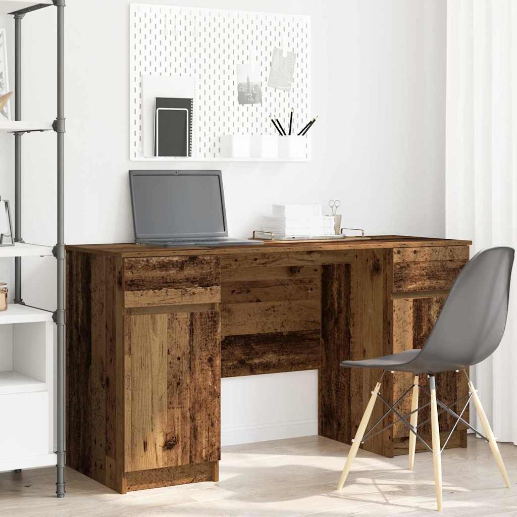 Escritorio Madera De Ingeniería 140 X 49 X 76 Cm