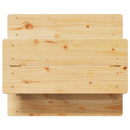 Mesa Infantil Con Bancos  "Irun" 90X79,5X50 Cm Madera Maciza