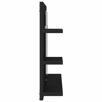 Armario De Baño Con Espejo De 90X11X45 Cm Madera De Ingeniería
