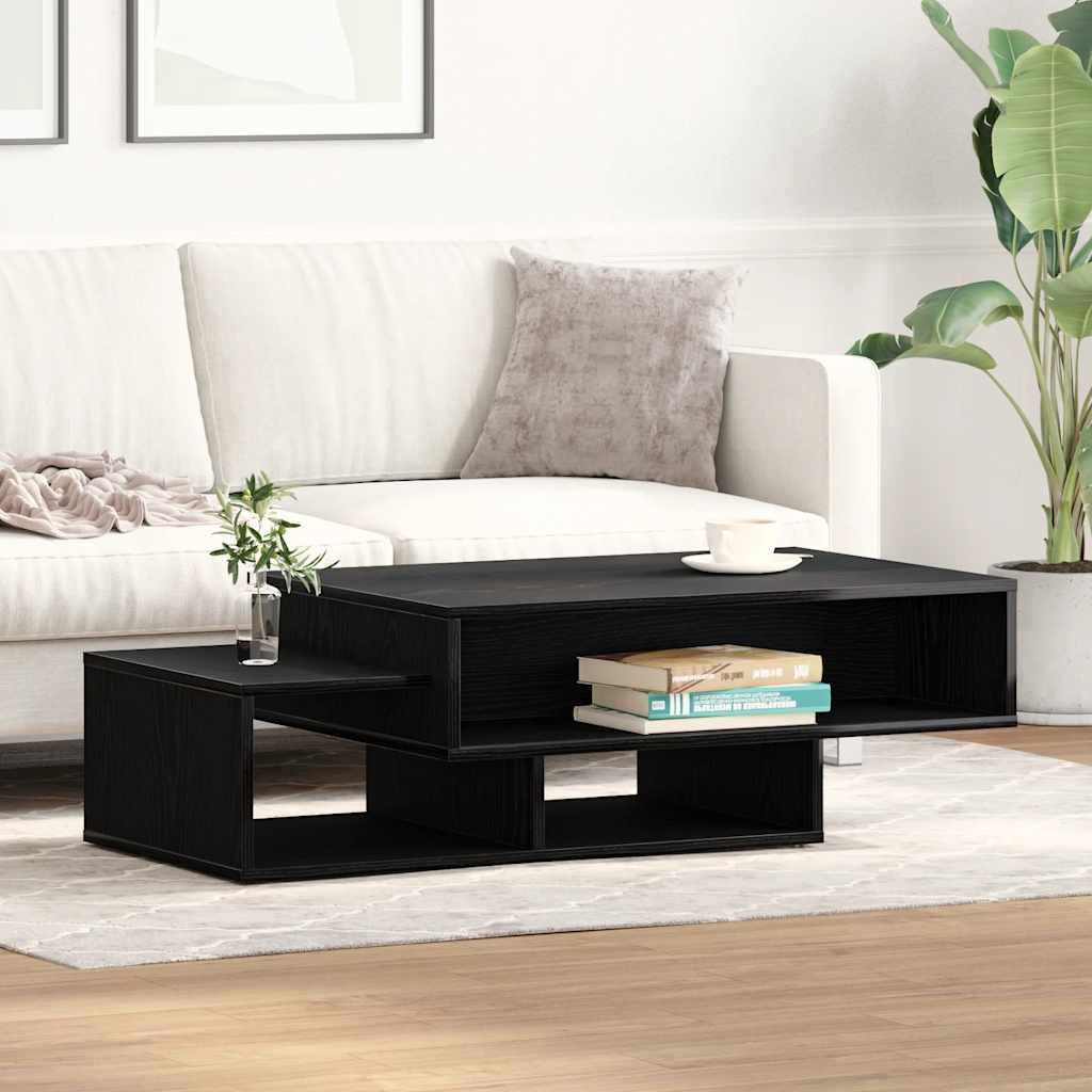 Mesa De Centro De Madera De 105X55X32 Cm