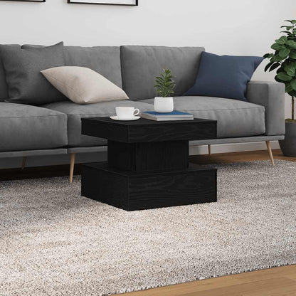 Mesa De Centro Con Luces Led 50X50X40 Cm