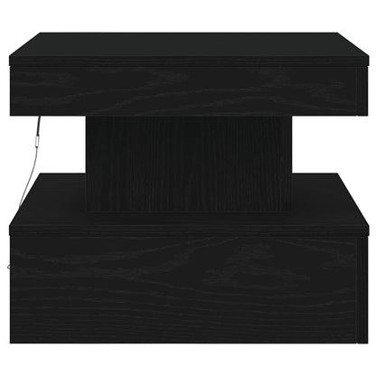 Mesa De Centro Con Luces Led 50X50X40 Cm