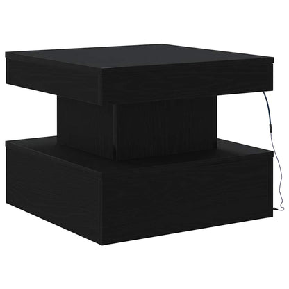Mesa De Centro Con Luces Led 50X50X40 Cm