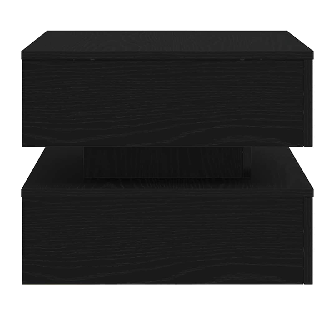 Mesa De Centro Con Luces Led 50X50X40 Cm