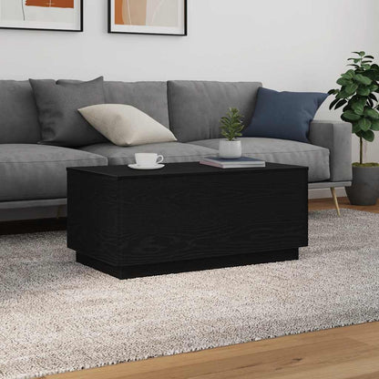 Mesa De Centro Con Luces Led 90X50X40 Cm