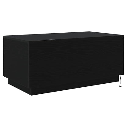 Mesa De Centro Con Luces Led 90X50X40 Cm