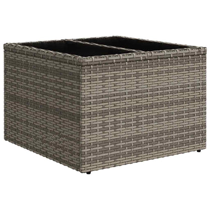 Set De Sofás De Jardín Y Cojines 8 Piezas Ratán Sintético