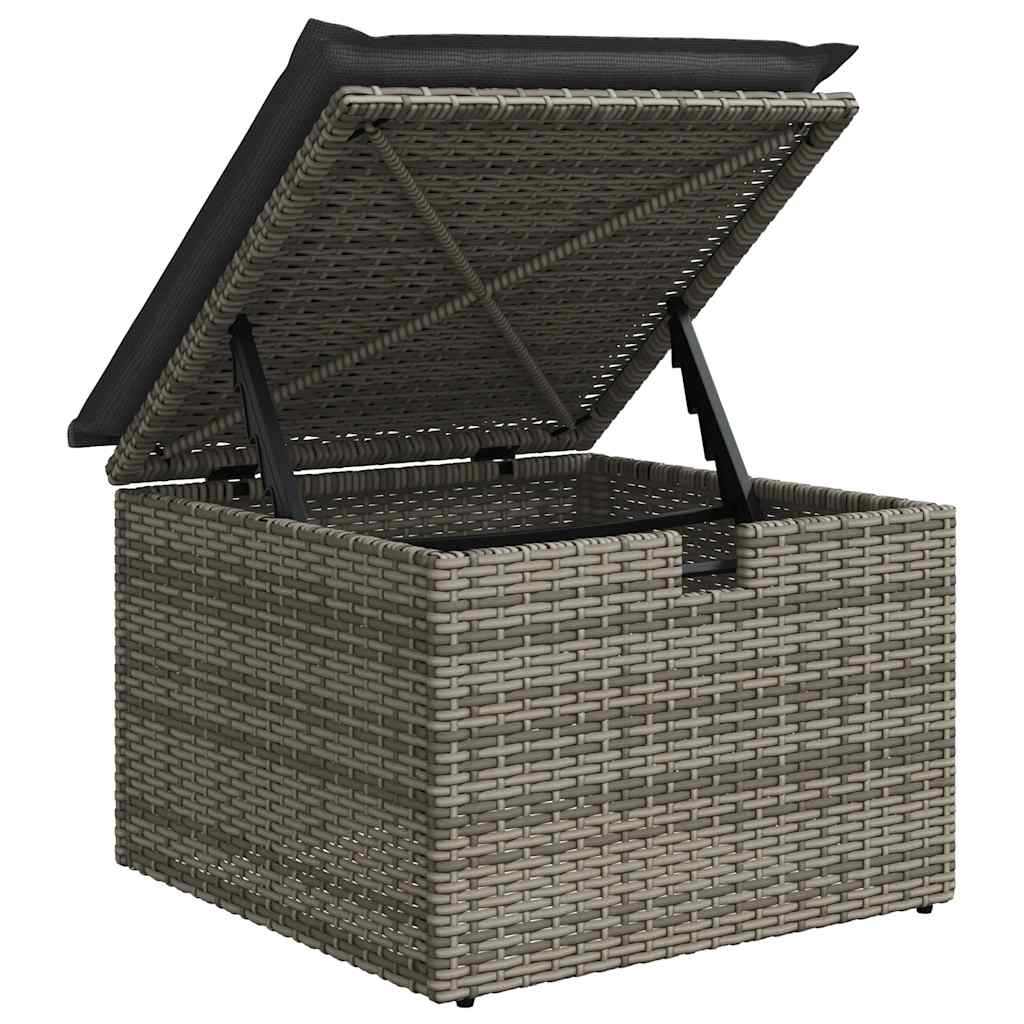 Set De Sofás De Jardín Y Cojines 8 Piezas Ratán Sintético
