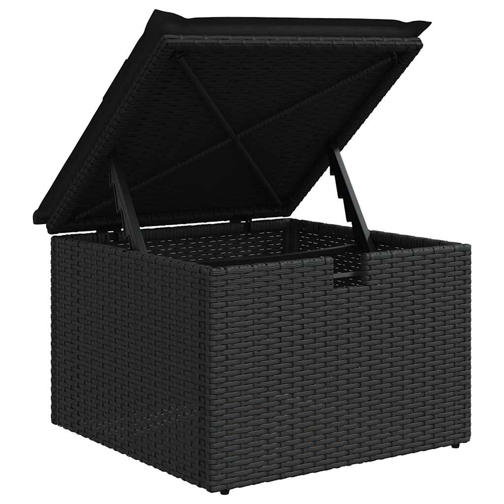 Set De Sofás De Jardín Y Cojines 8 Piezas Ratán Sintético