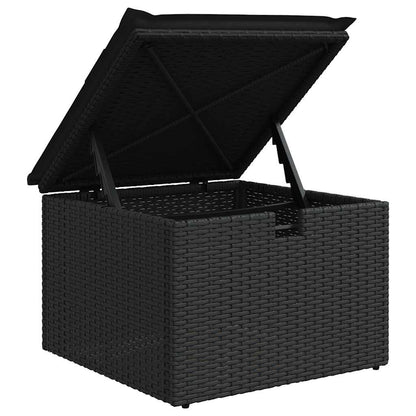 Set De Sofás De Jardín Y Cojines 8 Piezas Ratán Sintético