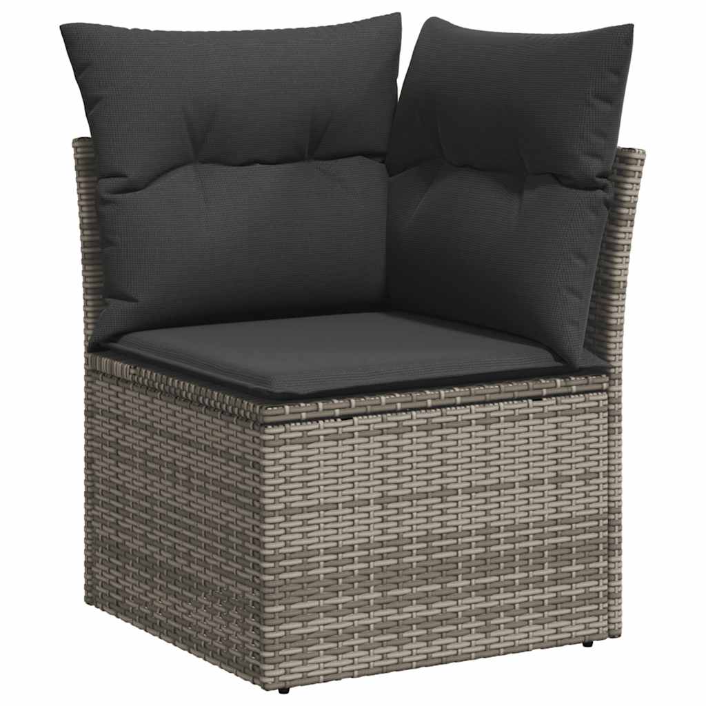 Set De Sofás De Jardín Y Cojines 8 Piezas Ratán Sintético