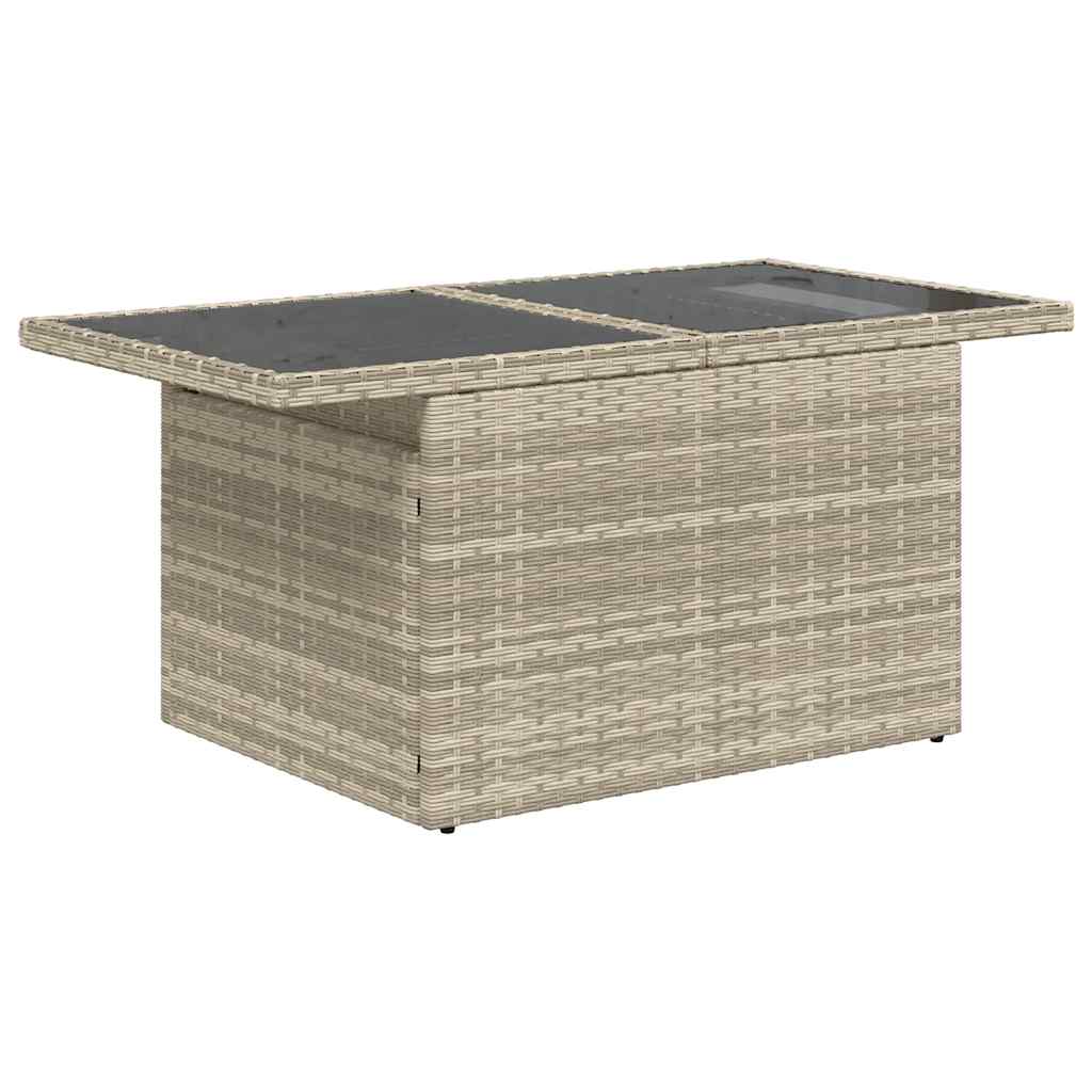 Set De Sofás De Jardín 8 Pzas Y Cojines Ratán Sintético Gris