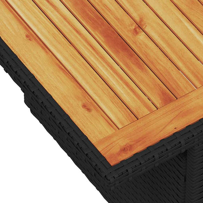 Set Sofás Jardín Y Cojines 6 Pzas Ratán Sintético Acacia