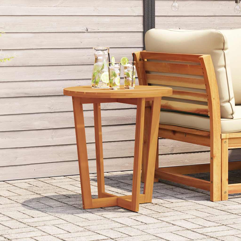 Mesa De Comedor De Jardín Ovalada De , Madera Maciza De Acacia