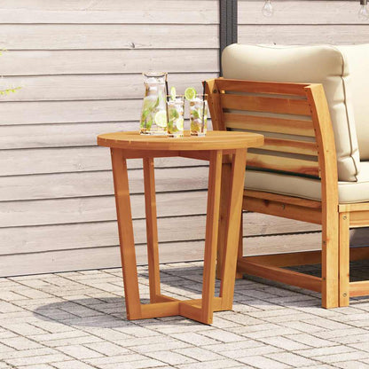 Mesa De Comedor De Jardín Ovalada De , Madera Maciza De Acacia