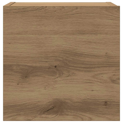 Mueble Para Tv De Pared Madera Contrachapada Artesanal 5 Piezas