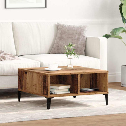 Mesa De Centro Madera Contrachapada 60X60X30 Cm