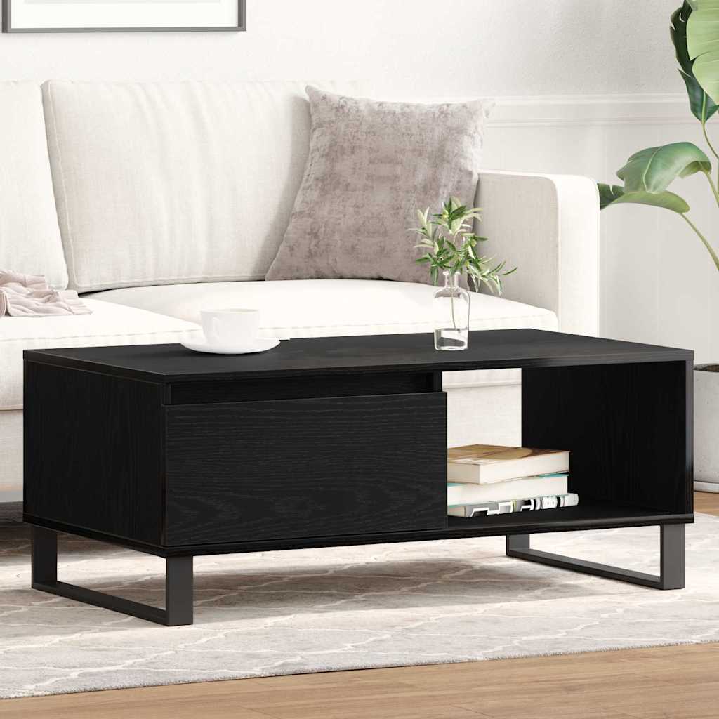 Mesa De Centro Madera De Ingeniería Envejecida 90X50X36,5 Cm