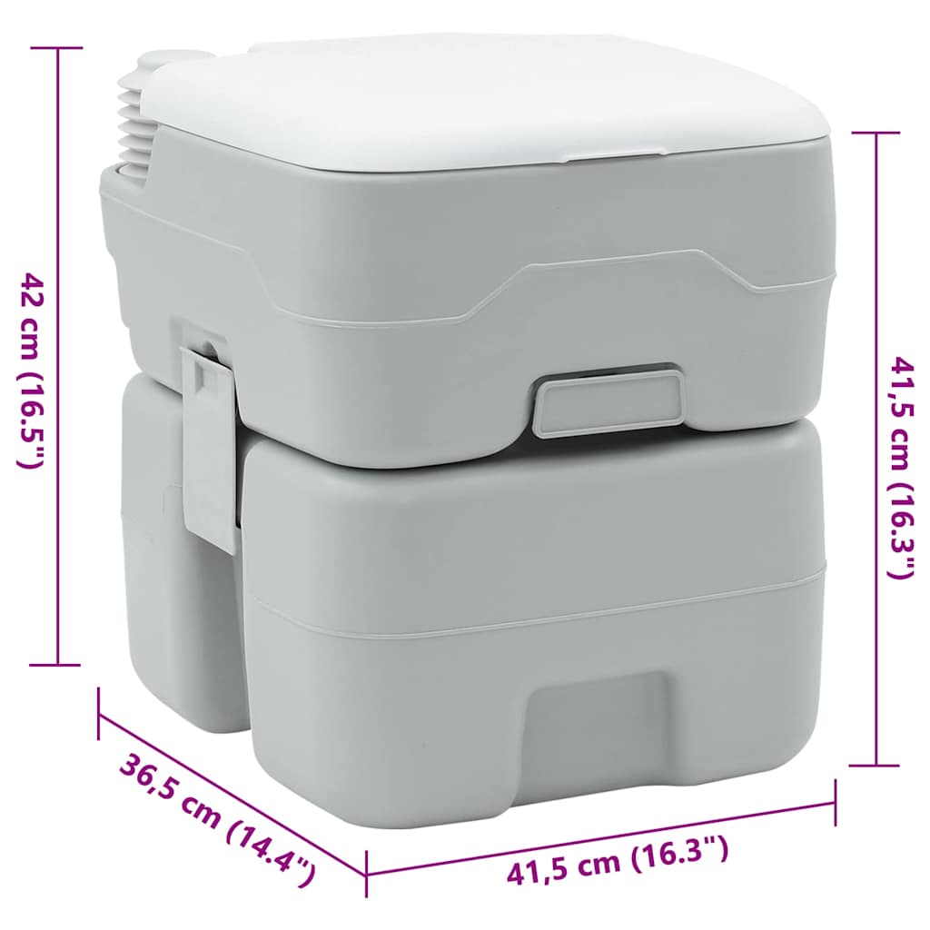 Inodoro De Camping Y 41,5 X 36,5 X 42 Cm Polietileno
